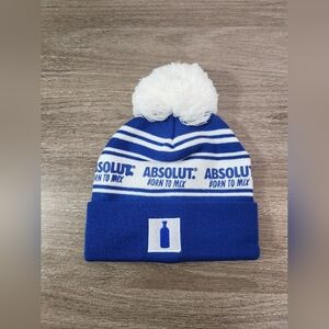 ABSOLUT "Born To Mix" Vodka Winter Hat Knit Cap